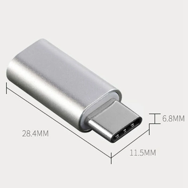 8 контактный разъем USB C Тип c Male адаптер usb-конвертер для зарядки Тип c разъем адаптера для Xiaomi mi6 mi5 huawei