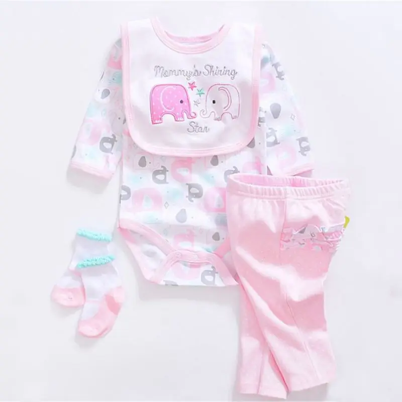 Reborn Baby Doll Одежда для смены одежды для NPK Reborn Baby Doll 22 дюймов Реалистичная кукла для новорожденных E65D - Цвет: 1