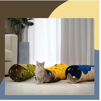 

2/3/4/5 Holes Pet Cat Tunnel Toys Foldable Pet Cat Kitty Training Interactive Fun Toy For Cats Rabbit Animal Play Tunnel Tube