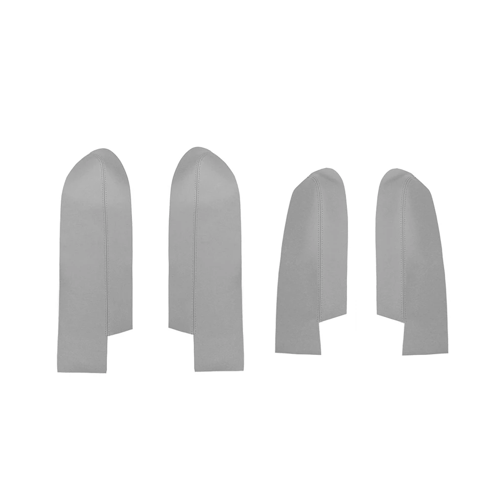

4pcs Gray Leather Door Panels Armrest Cover For Honda CRV 2007 2008 2009 2010 2011 Car Door Armrest Panel Surface Cover Trim