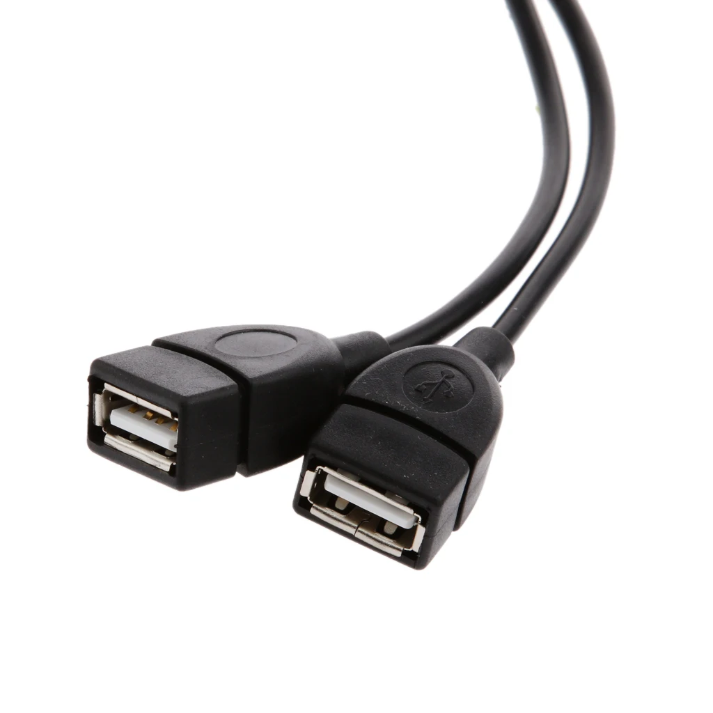 

12v to 5v Converter, Waterproof Usb Charging Power Supply Adapter Cable Dual USB Port Output