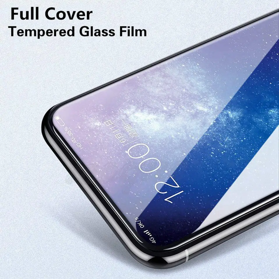 6D Tempered Glass for OPPO F9 F11 Pro F7 K1 K3 Screen Protector Glass for OPPO Reno Z R19 R17 Realme X 3 2 Pro A1k C2 A7 AX7 A9x (8)
