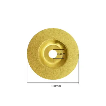 

3pcs/set 4" Diamond Slice Brazed Grinding Disc Plate Wheel for Angle Grinder Y51B