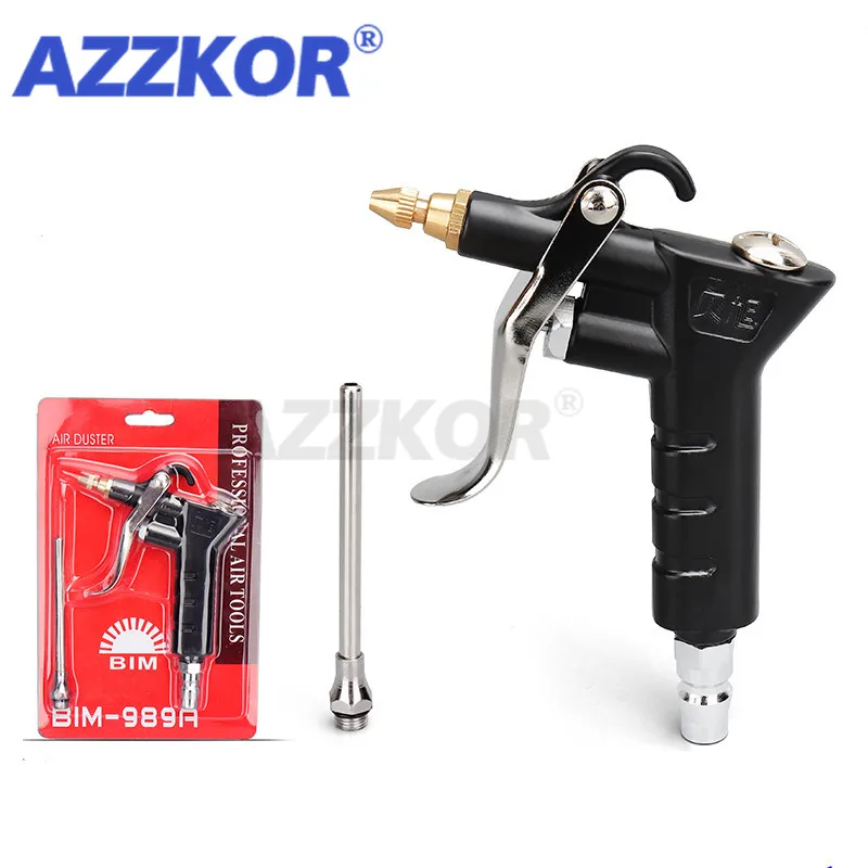 Pneumatic Black High Pressure Cleaning Spray Gun Air Blow With 1/4&quot Connector Hose 3/6/9/12/15mm Tools | Обустройство дома