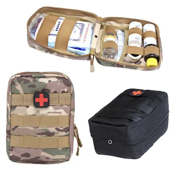 

Outdoor Survival Tactical First Aid Kit Molle EMT Cover Emergency Military Package Hunting Utility Belt Bag