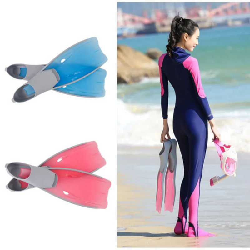 

Men Women Snorkel Swim Fins Swimming Flipper Silicone Anti-slip Diving Fins Adults Snorkeling Surfing Flippers Foot Shoes