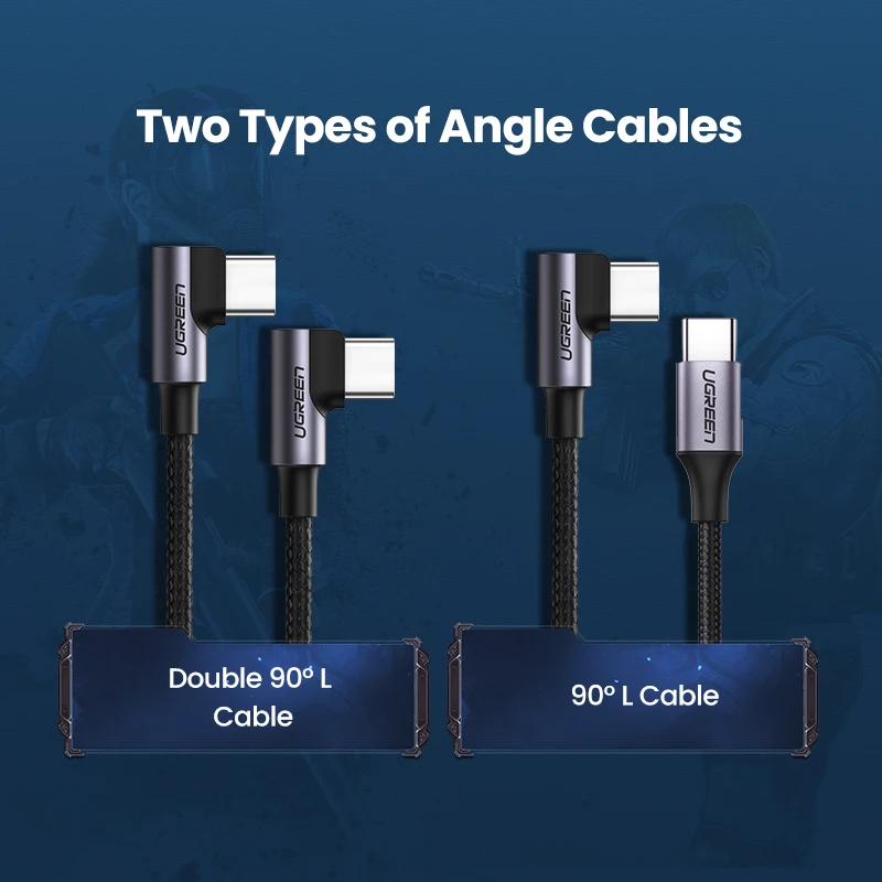 Ugreen usb type-C-USB C кабель для samsung S9 S8 Plus PD 60 Вт Быстрая зарядка 4,0 USB-C кабель для Macbook Pro USB шнур