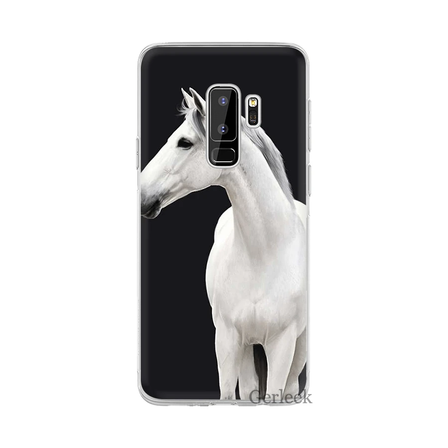 Чехол для телефона из термополиуретана для samsung A5 A6 A7 A8 A9 A10 A20 A30 A40 A50 A60 A70 крышка конь искусства