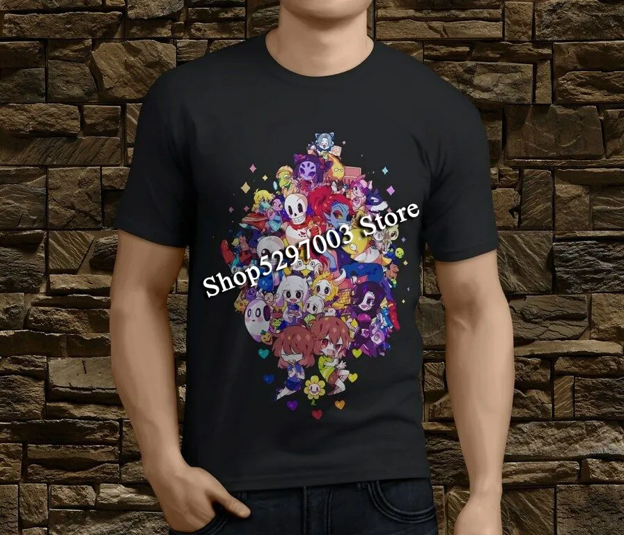 Новая крутая Нижняя футболка для всех персонажей версия Чиби милая Мужская