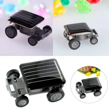 Высокое качество маленький мини автомобиль солнечной энергии игрушка автомобиль гонщик обучающий гаджет детские игрушки Горячая Распродажа