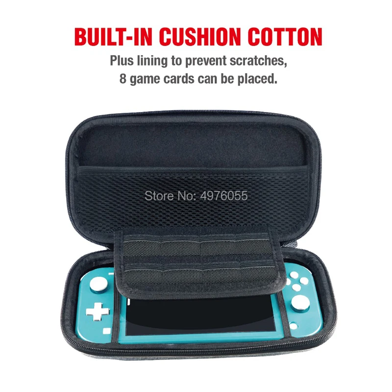 Прочный портативный жесткий чехол в виде ракушки для kingd Switch Lite ударопрочный