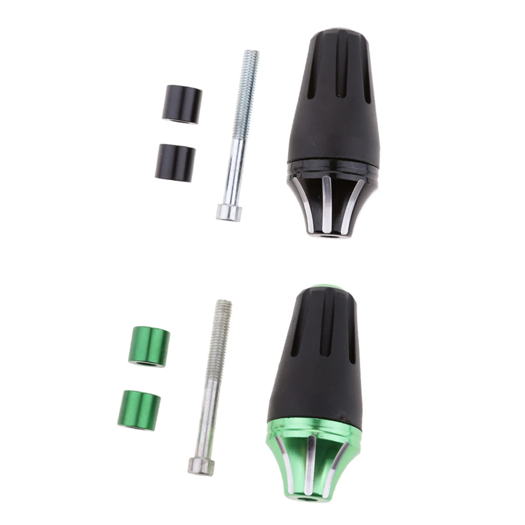 

Green/Black Motorcycle CNC Anti-Crash Engine Falling Protectors Frame Slider New