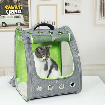 

CAWAYI KENNEL Oxford Pet Backpack Dog Outing Bag Carrying Bags for Dogs Cats Travel Carries Bag mochila para perro honden tassen