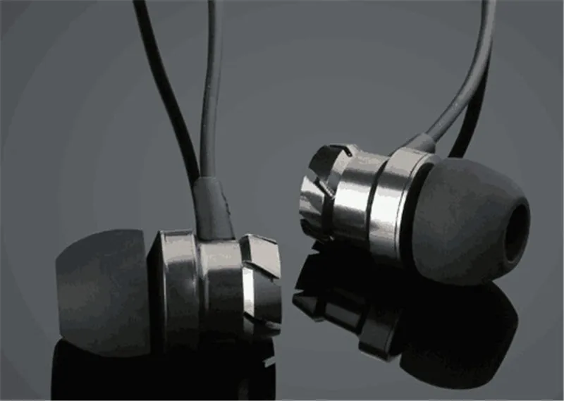 Сабвуфер металлические наушники с микрофоном в ухо наушник стерео бас Универсальный проводной для MP3 samsung iPhone Xiaomi