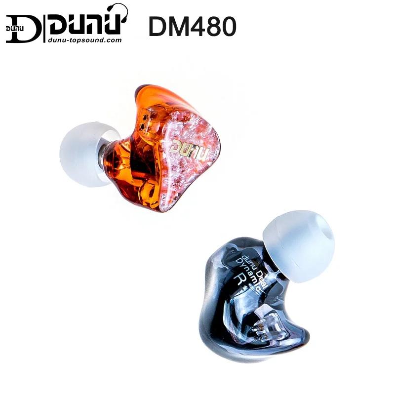 Наушники-вкладыши DUNU DM480 титановые с двойным динамическим драйвером 2