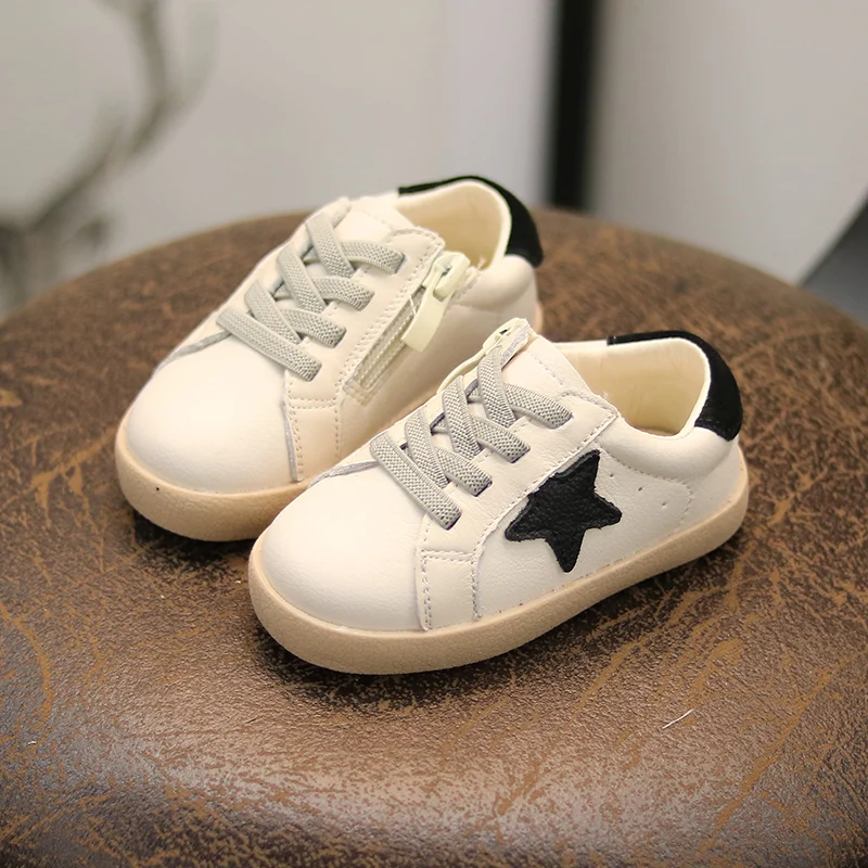 Koovan/Детские кроссовки новая одежда для малышей 1-3 белые туфли для мальчиков спортивная обувь для детей, тонкие туфли обувь с мягкой подошвой для малышей;