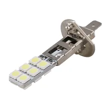 2x H1 12-Сменная светодиодная головной светильник/туман светильник лампы Яркий Белый 5050 тонкая плоская лампы#0