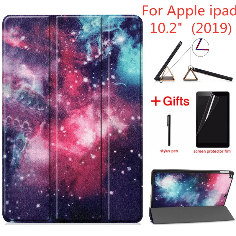 Чехол для нового iPad 10 2 2019 7 го поколения магнитный складной откидной подставка из
