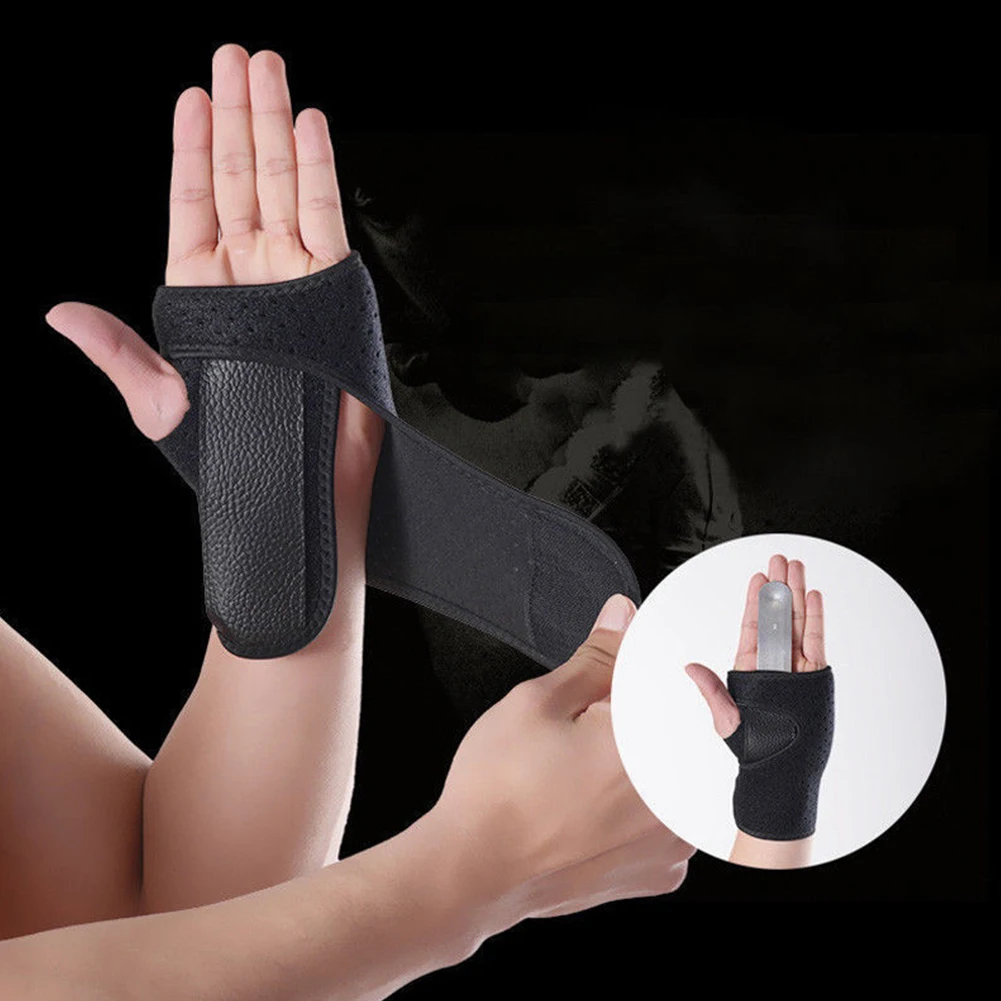 Съемный регулируемый браслет артрит BeltSteel поддержка запястья артрит Sprain Carpal Tunnel шина обертывание протектор