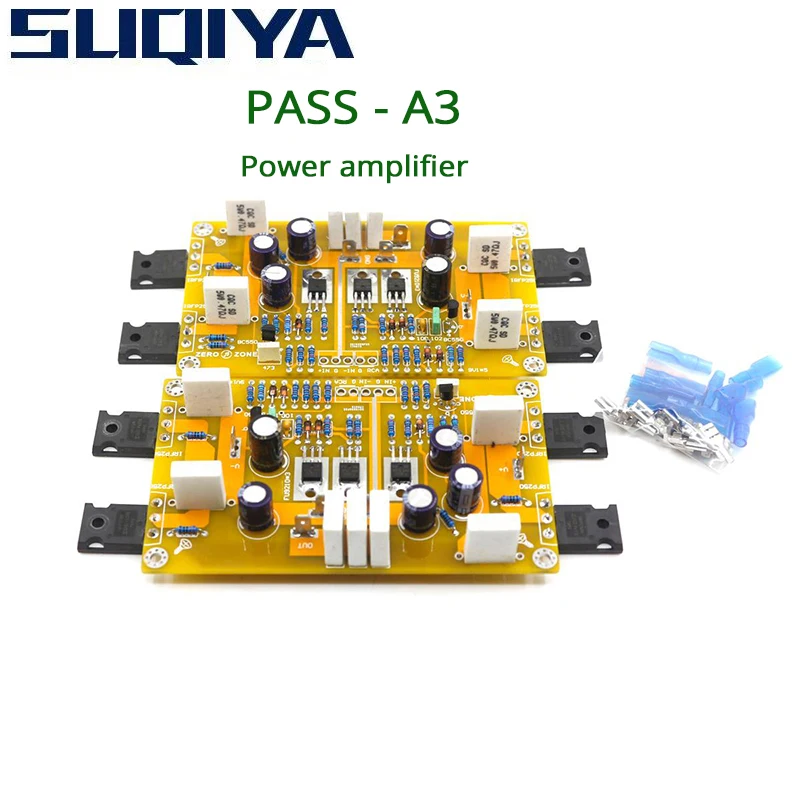 SUQIYA-PASS A3 одноконцевый усилитель мощности класса А комплект готовой платы 30 Вт+ 30 Вт поддерживает сбалансированные и несимметричные входы