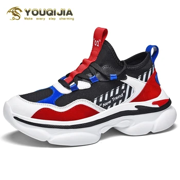 

New Trend Dad Shoes Men Clunky Sneaker Harajuku Chunky Luxury High Fashion Vulcanized Tenis Masculino Hip-hop Internet Sensation