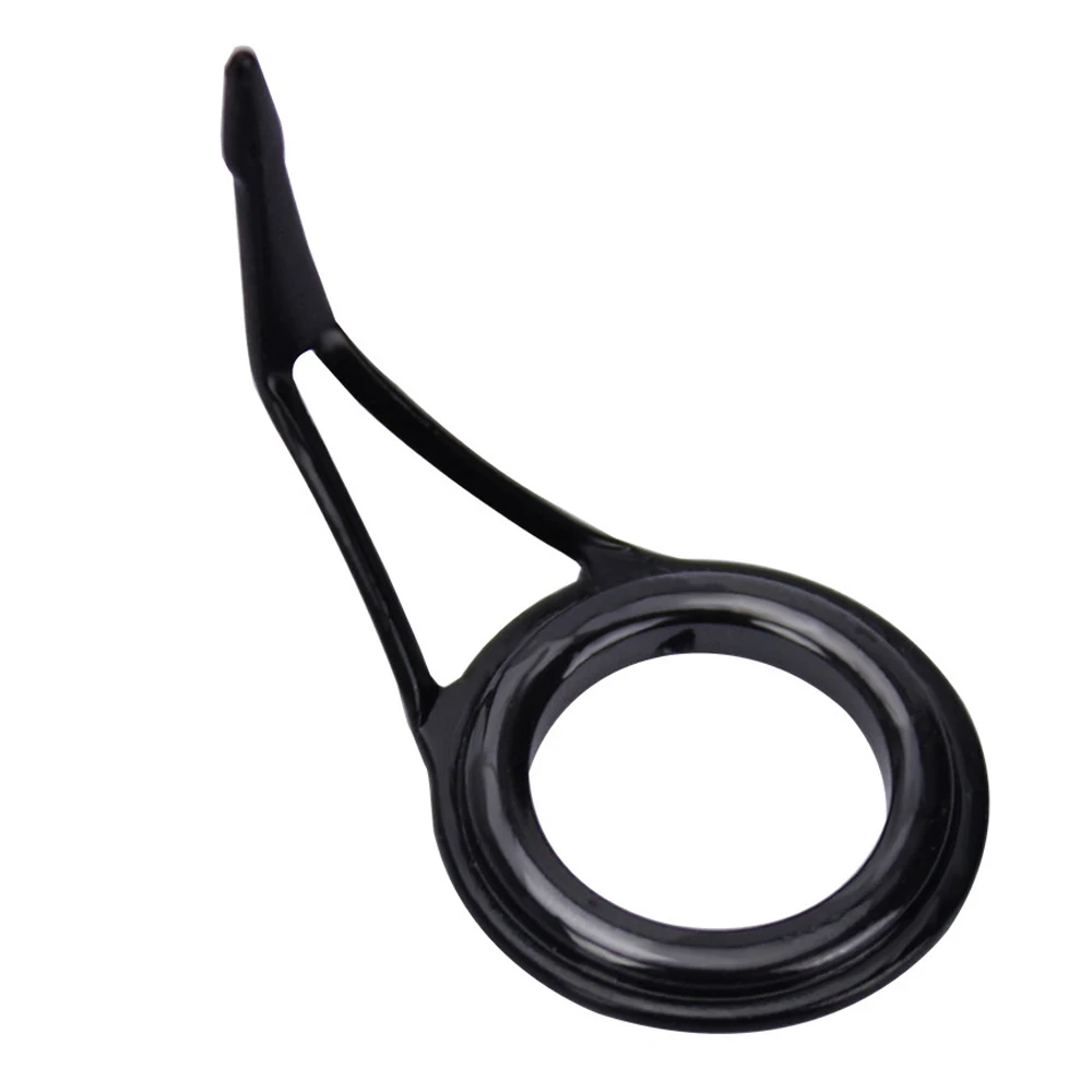 

75Pcs Fishing Rod Guide Tips Carbon Steel Frame with Ceramic Ring Rod Replacement Tip Eye Set