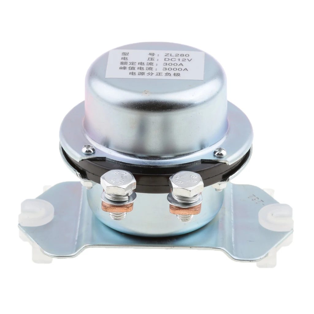 300A Automotive Starter Relay Battery Disconnect Isolator Switch Solenoid