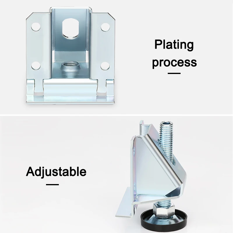 

2/4/10 Pack Leveler Heavy Duty Small Feet for Table Shelf Units Easy Adjustment Strong Load-bearing LSF99