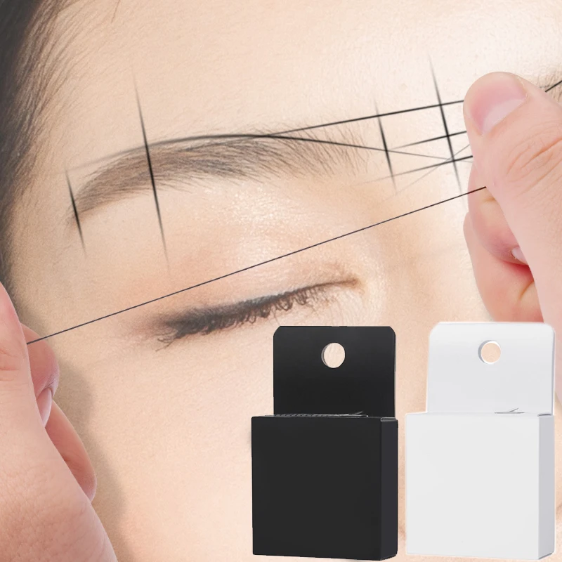 10m Mapping Pre-ink String for Microblading Eyebow Makeup Dyeing Liners Thread Semi Permanent Positioning Eyebrow Measuring Tool