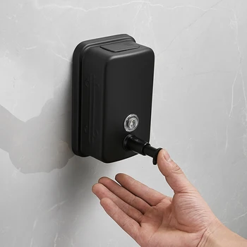 

Stainless Steel Wall-Mounted Soap Liquid Box 800ML Soap Liquid Box Hand Soap Bottle Foam Soap Dispenser