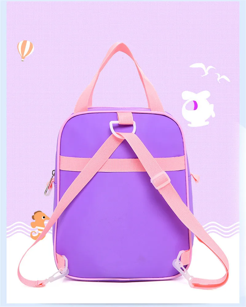 School Trolley School Bag Backpack Wheeled Children Bag For Grils Kids 2/6 Wheels Schoolbag Student Backpacks Bags
