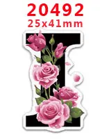 20492 30 шт. плоское украшение из смолы цветок смолы pr19900 - Цвет: 20492