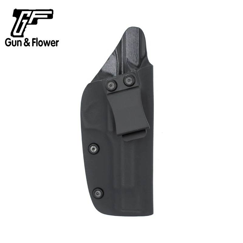 Пистолет и цветок Beretta 92FS пистолет внутри пояса Kydex кобура с зажимом для ремня ручной пистолет Перевозчик - Цвет: Черный цвет
