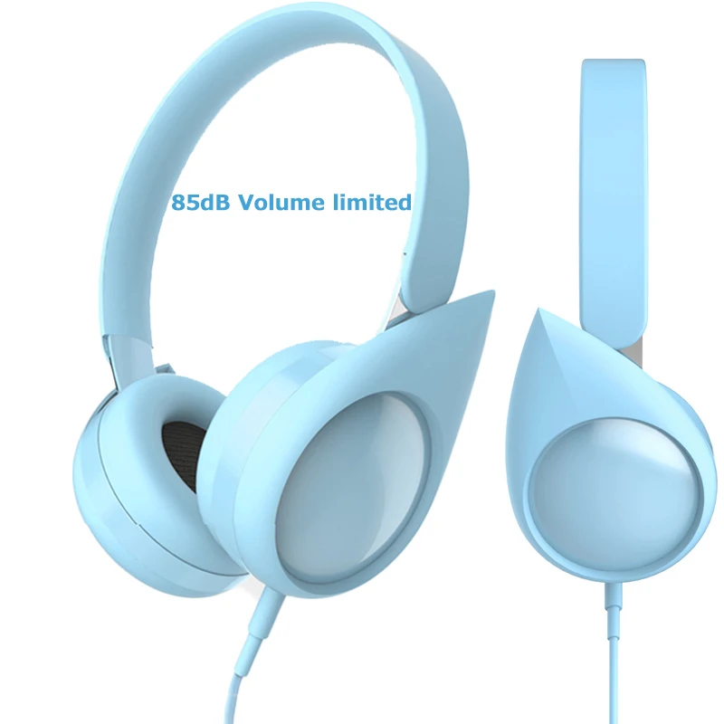 Cute Kids Headphone 85dB Volume Limited Hearing Protection Headset 3 5mm Wired Earphone For Mobile Phone Girls Birthday Gifts
