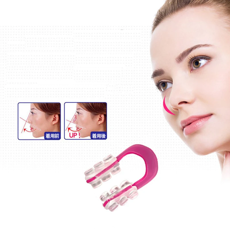 Silicone Clamp Nose Clip Reshape Nose Up Lifting Shaping Narrow Bracket High nose Beauty Shaper Rhinoplasty Correction Lift E9J4 3