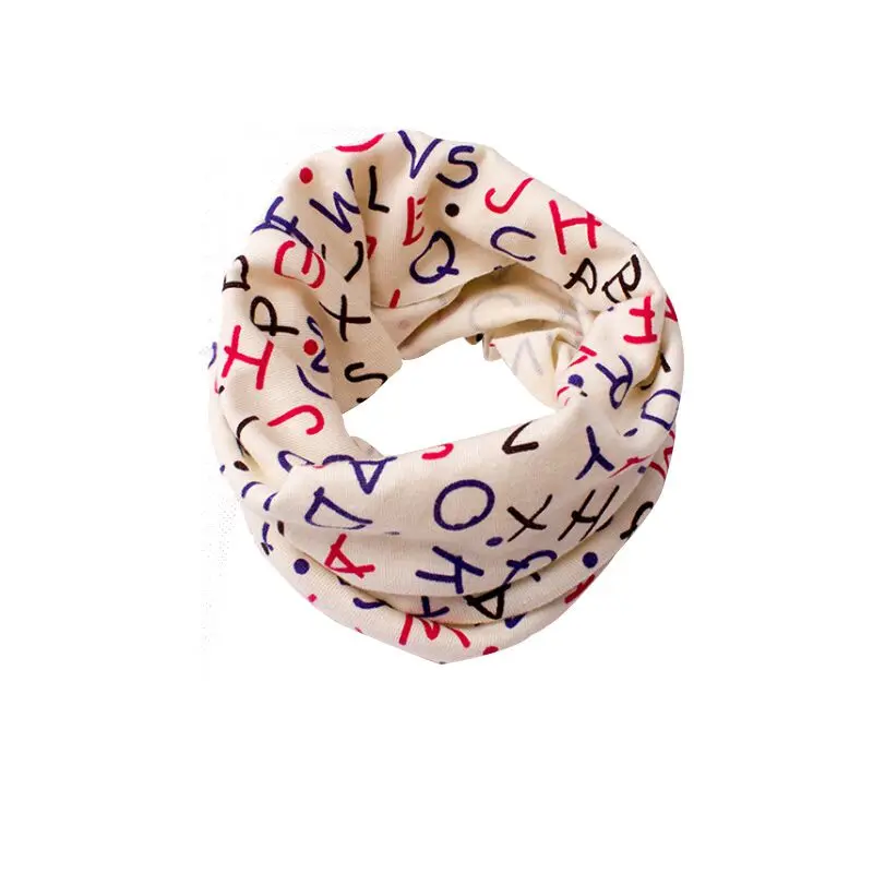 3 New Autumn Winter Children Scarf Baby Bibs Baby Girl Boy Scarves O Ring Lovely Kids Collars Child Ring Scarf - Цвет: 3