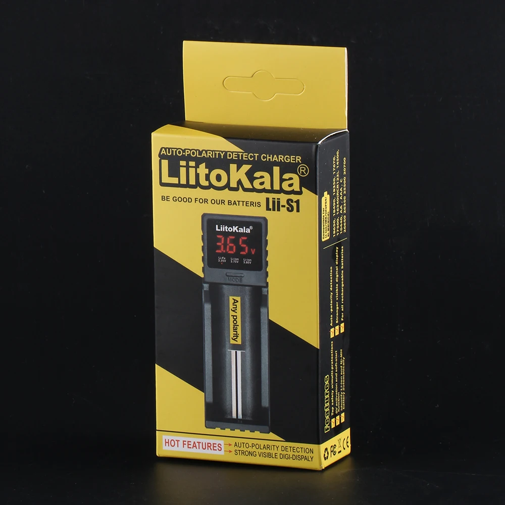 Зарядное устройство LiitoKala lii S1 18650 для аккумуляторов 26650 16340 RCR123 14500 LiFePO4 1 2 в Ni MH Cd