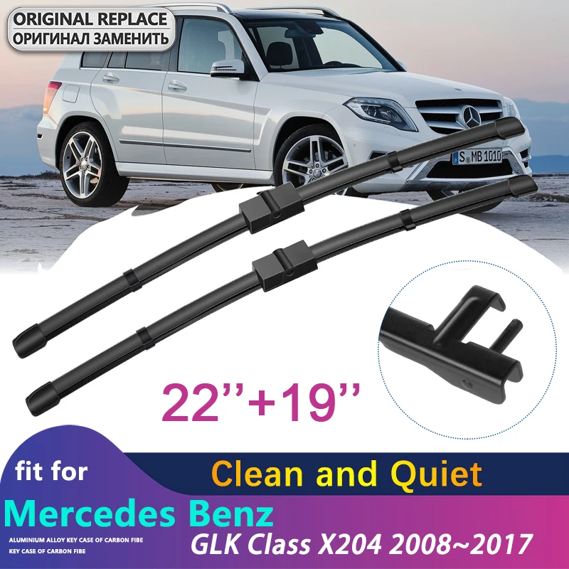 for Mercedes Benz GLK Class X204 2008~2017 280 300 350 200 220 320 CDI 4Matic Windshield Wipers Car Wiper Blade Accessories | Автомобили и