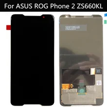 Bloc écran tactile LCD AMOLED, 6.59 pouces, pour ASUS ROG Phone 2 PhoneⅡ ZS660KL=