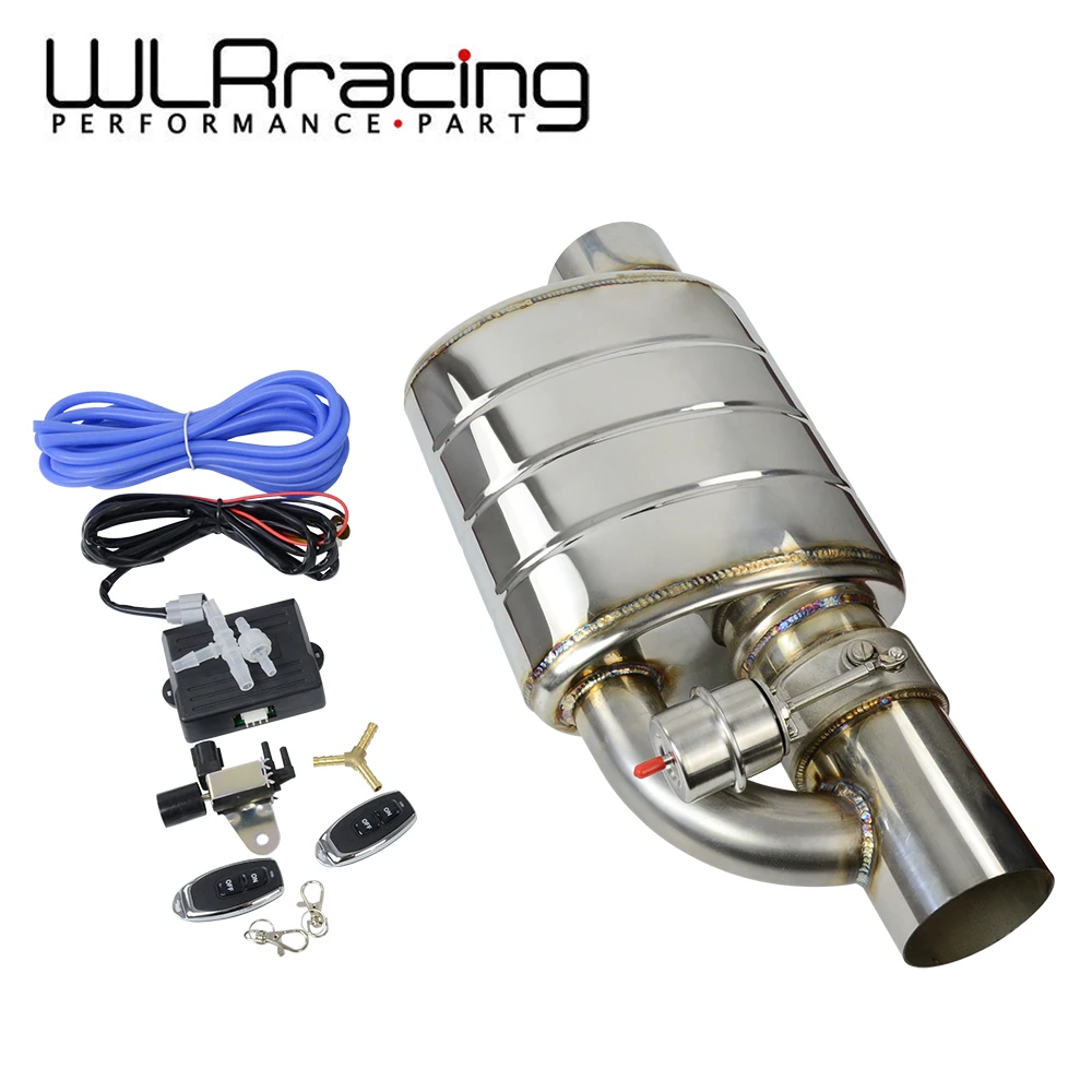 Stainless Steel 3.5" In/out Tip On Single Exhaust Muffler Dump Valve