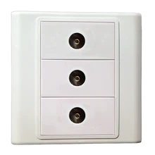 3 x ТВ модуля, информация настенная пластина крышка розетки настенное крепление лицевые панели разъем порт для домашнего офиса кабельная система