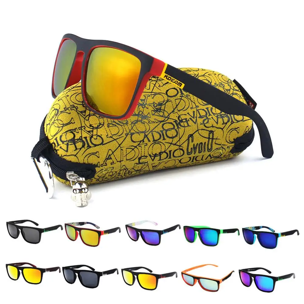 

KDEAM KD156 Polarized Sunglasses Men Bike Bicycle Cycling Eyewear Driving Reflective Coating UV400 With Case