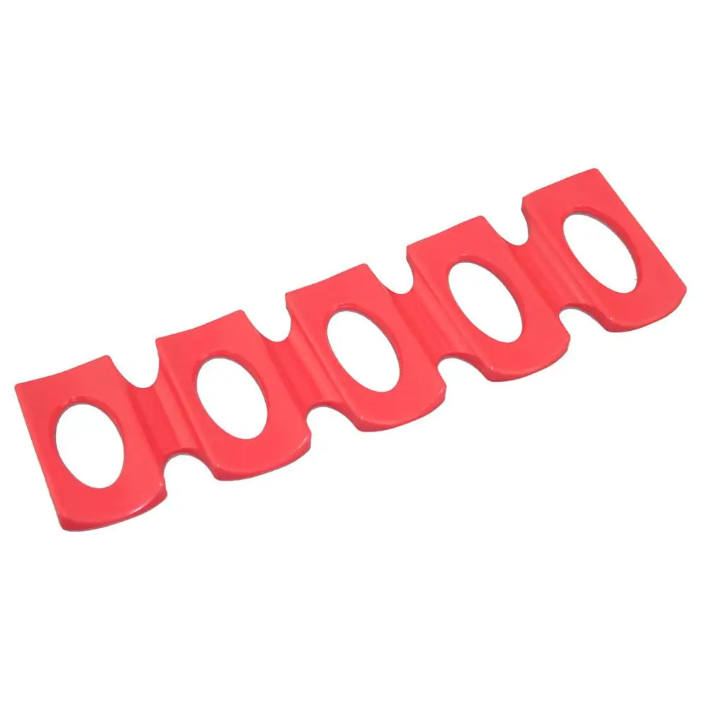 Red 2 Wine Bottle Organizer Holder Silicone Stacker Cans Fridge Mats Beverages Racks Save space for the refrigerator - Цвет: Red 2