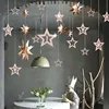 Rose Gold Hollow Star Paper Garlands Banner Hanging for Wedding Christmas Decorations Kids Birthday Party Supplies Baby Shower ► Photo 2/6