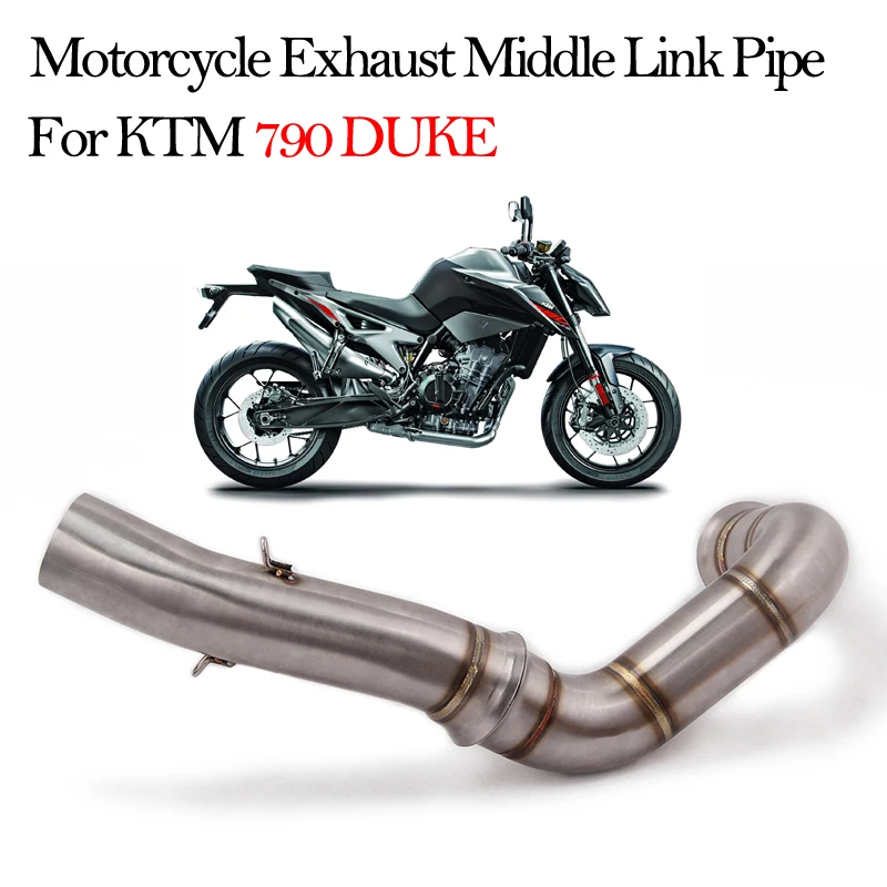Для KTM DUKE 790 ktm790 duke труба средней связи для мотоцикла выхлопная труба Модифицированная нержавеющая сталь Moto Escape Mid Link Соединительная труба