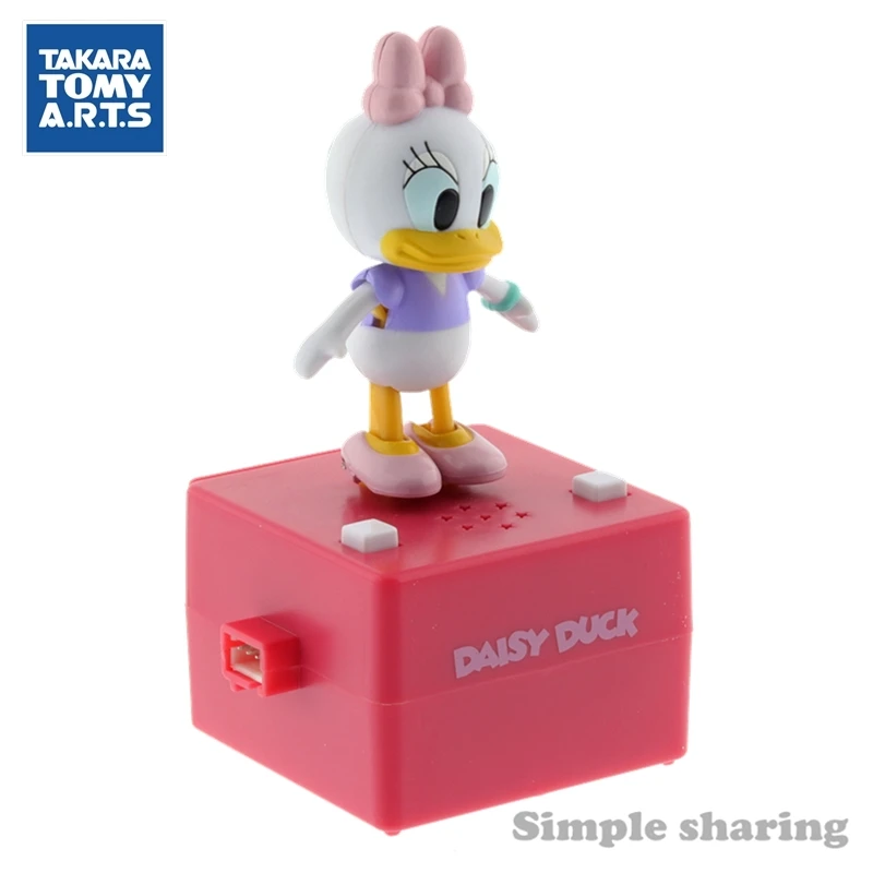 TAKARA TOMY arts popn шаг pixar Дисней фигурка Детские игрушки Аниме Детская кукла Дейзи Дак