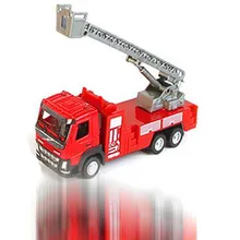 

1:50 Metal Taxi Ladder Fire Truck Sprinkler Toy Model Children Alloy Toy Car