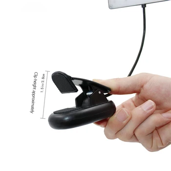 

Piano Lights Sheet Music Clip Lights 3 Brightness Levels Reading Light With Flexible Neck USB Eye-Caring Light Desk Light