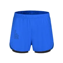 Мужские короткие Кроссфит 2 в 1 Мужские шорты для марафона шорты для бега M-3XL мужские спортивные шорты из дышащей ткани для велосипедных прогулок с подкладкой плюс размер