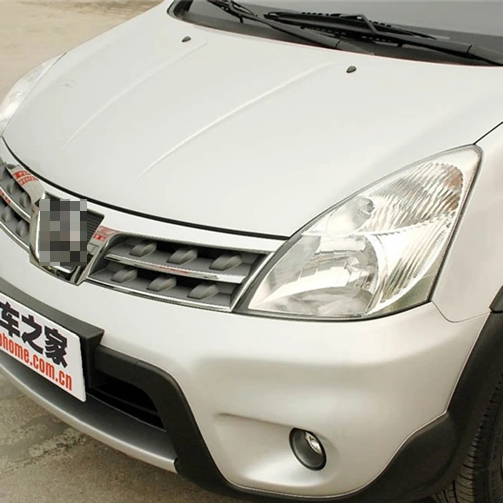 Для Nissan Livina 2007 2008 2009 2010 2011 2012 налобный фонарь с двумя объективами Автомобильный фар Крышка Замена Прозрачный авто чехол